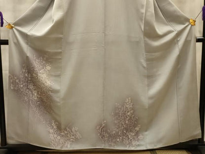 平和屋着物■訪問着　草花文　ろうけつ染　暈し染め　正絹　逸品　AABL4665sx