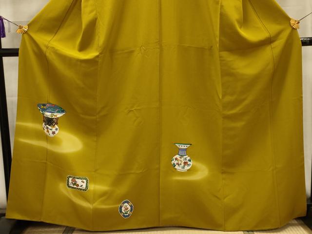 平和屋着物■訪問着　陶器文　暈し染め　正絹　逸品　AABL4668sx