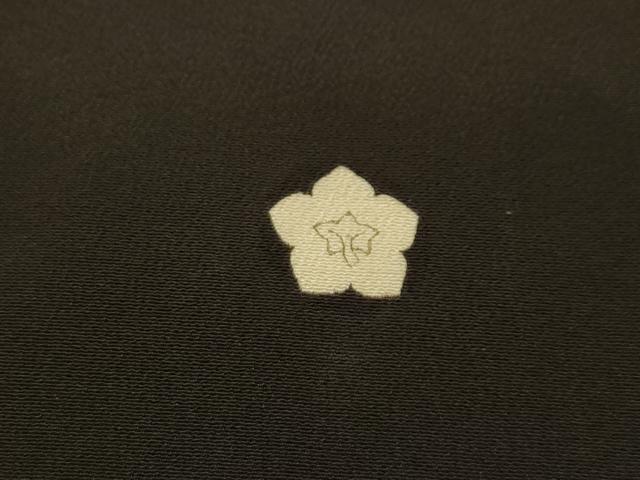 平和屋着物■豪華黒留袖　作家物　花籬文　正絹　逸品　AABL4678sx