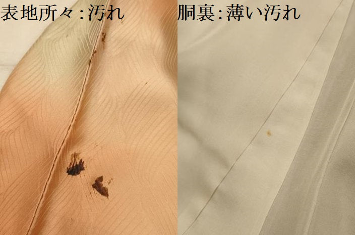 平和屋着物■訪問着　駒刺繍　花文箱文　暈し染め　金彩　正絹　逸品　AABL4679sx