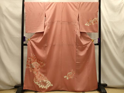 平和屋着物■訪問着　刺繍　花籬文　金彩　高島屋扱い　正絹　逸品　AABL4685sx