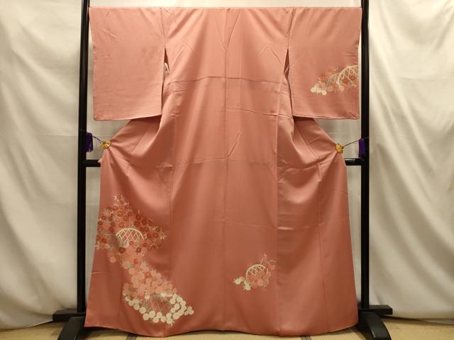 平和屋着物■訪問着　刺繍　花籬文　金彩　高島屋扱い　正絹　逸品　AABL4685sx