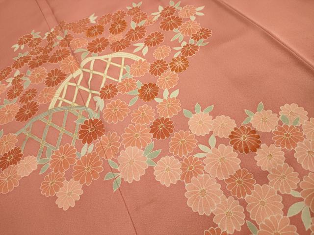 平和屋着物■訪問着　刺繍　花籬文　金彩　高島屋扱い　正絹　逸品　AABL4685sx