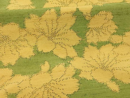 平和屋着物■上質な紬　舞花文　正絹　逸品　AABL4694sx