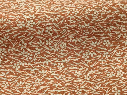 平和屋着物■上質な小紋　草花文　正絹　逸品　AABL4696sx