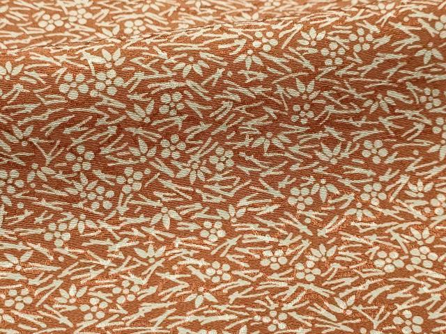 平和屋着物■上質な小紋　草花文　正絹　逸品　AABL4696sx