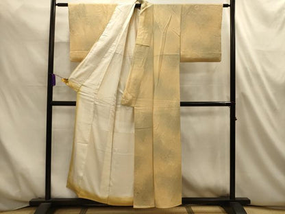 平和屋着物■上質な小紋　正倉院花菱地紋　暈し染め　正絹　逸品　AABL4702sx