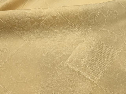 平和屋着物■上質な小紋　正倉院花菱地紋　暈し染め　正絹　逸品　AABL4702sx