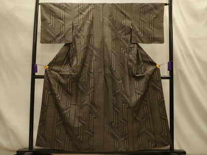 平和屋着物■本場大島紬　立波間道　正絹　逸品　AABL4707sx