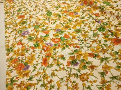 平和屋着物■上質な小紋　草花文　正絹　逸品　AABL4728sx