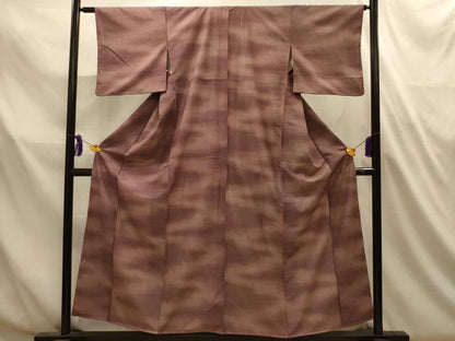 平和屋着物■上質な小紋　霞文　暈し染め　正絹　逸品　AABL4738sx