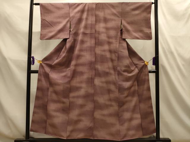 平和屋着物■上質な小紋　霞文　暈し染め　正絹　逸品　AABL4738sx