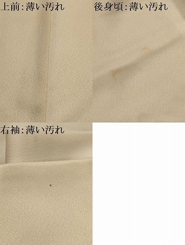 平和屋着物■訪問着　貝桶花文　暈し染め　金銀彩　正絹　逸品　AABL4748sx