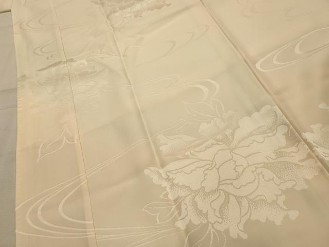 平和屋着物■長襦袢　袷　流水花文　暈し染め　正絹　逸品　AABL4764sx