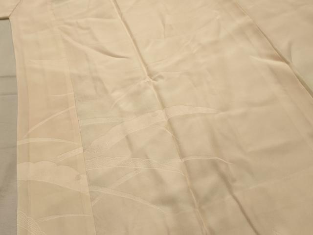 平和屋着物■振袖用長襦袢　袷　雪芝文　暈し染め　半衿刺繍　正絹　逸品　AABL4771sx