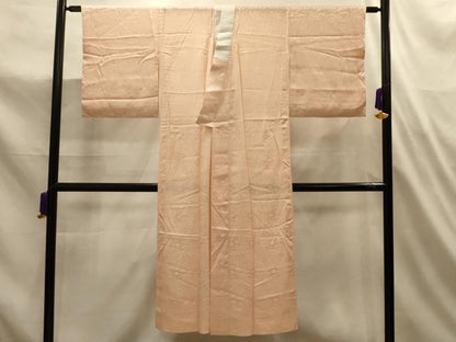 平和屋着物■長襦袢　無双仕立て　草花文　正絹　逸品　AABL4773sx