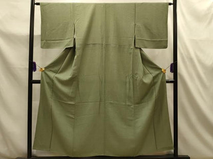 平和屋着物■本草木染作家　圓啓　江戸小紋　鮫小紋柄　正絹　逸品　AABL4775sx