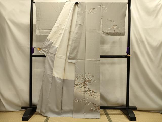 平和屋着物■訪問着　風景文　暈し染め　正絹　逸品　AABL4779sx