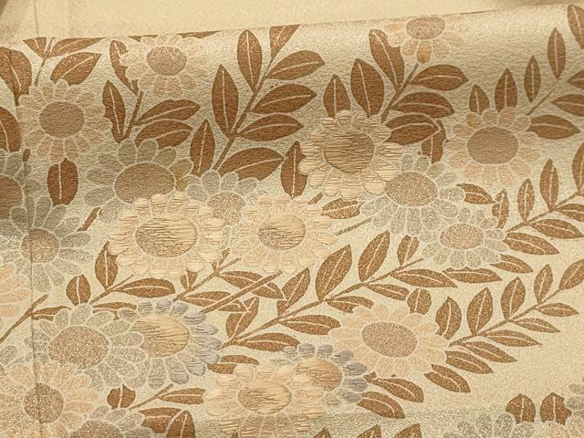 平和屋着物■訪問着　刺繍　草花文　やまと誂製　正絹　逸品　AABL4783sx