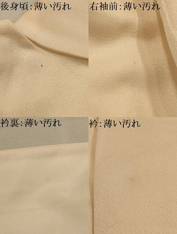 平和屋着物■訪問着　刺繍　椿　暈し染め　金糸　正絹　逸品　AABL4790sx