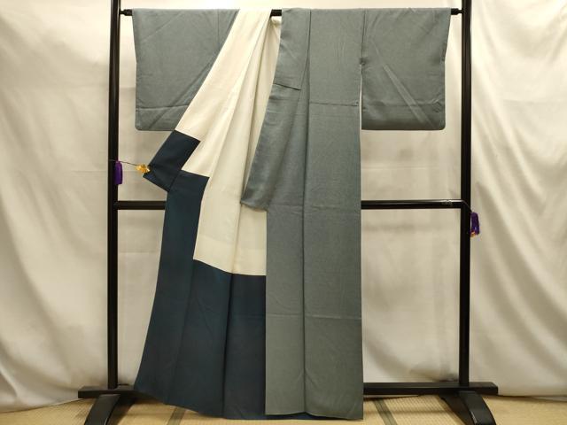 平和屋着物■江戸小紋　鮫小紋柄　正絹　逸品　AABL4808sx