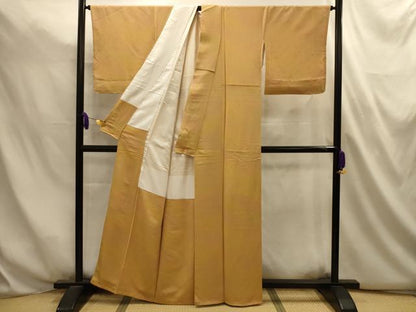 平和屋着物■上質な小紋　霞文　暈し染め　正絹　逸品　AABL4809sx