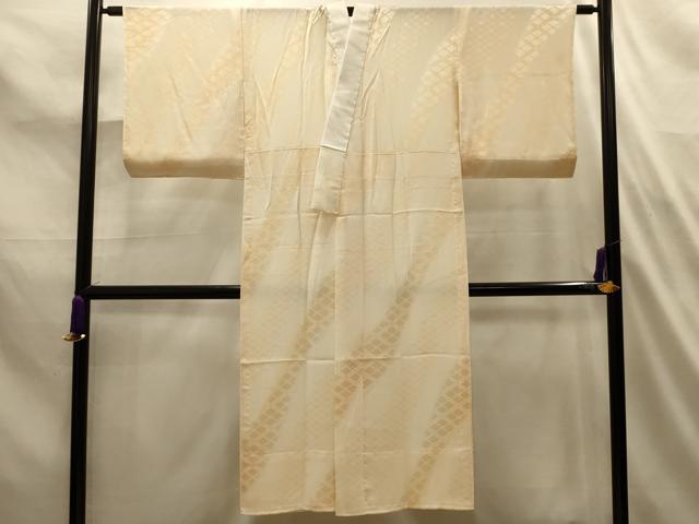 平和屋着物■長襦袢　無双仕立て　菱文　暈し染め　正絹　逸品　AABL4865sx