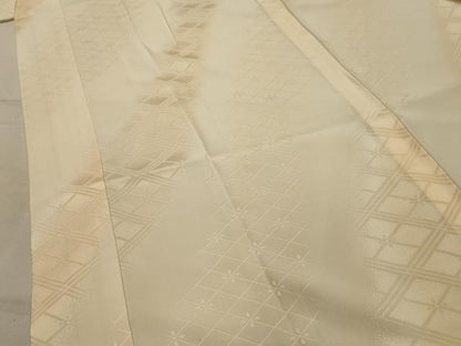 平和屋着物■長襦袢　無双仕立て　菱文　暈し染め　正絹　逸品　AABL4865sx