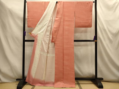 平和屋着物■上質な小紋　霞文　暈し染め　正絹　逸品　AABL4868sx