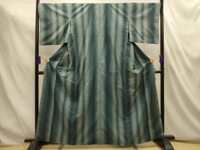 平和屋着物■上質な紬　間道　正絹　逸品　AABL4878sx