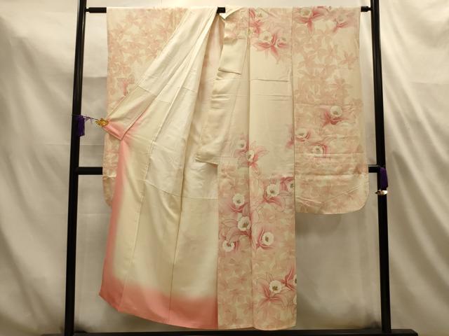 平和屋着物■豪華振袖　舞花文　金彩　正絹　逸品　AABL4880sx