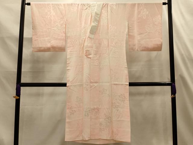 平和屋着物■長襦袢　無双仕立て　草花文　暈し染め　正絹　逸品　AABL4881sx