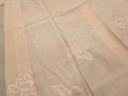 平和屋着物■長襦袢　無双仕立て　草花文　暈し染め　正絹　逸品　AABL4881sx