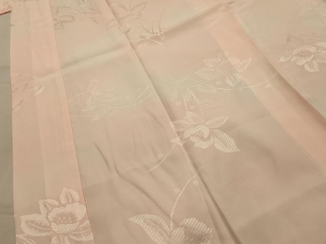 平和屋着物■長襦袢　無双仕立て　草花文　暈し染め　正絹　逸品　AABL4881sx