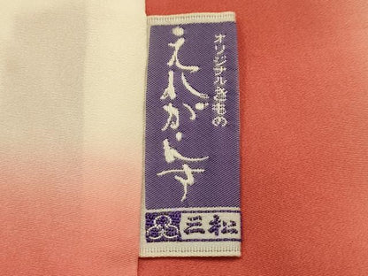 平和屋着物■上質な小紋　絞り　草花文　正絹　逸品　AABL4882sx