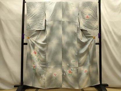 平和屋着物■訪問着　草花文　暈し染め　正絹　逸品　AABL4899sx