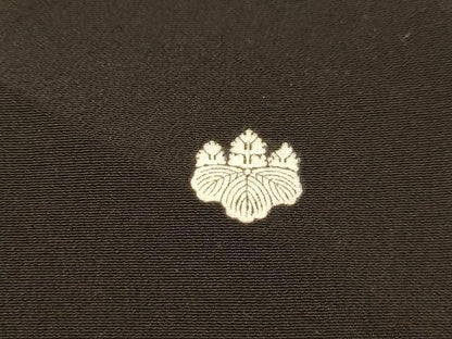 平和屋着物■豪華黒留袖　駒刺繍　風景文　金彩　正絹　逸品　AABL4900sx