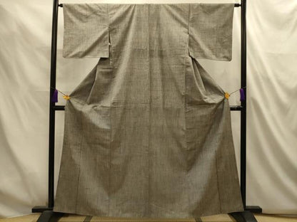 平和屋着物■上質な紬　霞文　正絹　逸品　AABL4903sx