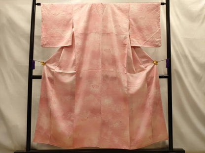 平和屋着物■上質な小紋　風景絵巻物　暈し染め　正絹　逸品　AABL4913sx