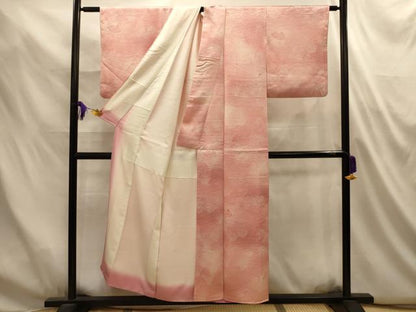 平和屋着物■上質な小紋　風景絵巻物　暈し染め　正絹　逸品　AABL4913sx