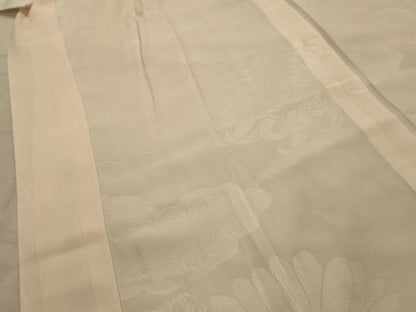 平和屋着物■振袖用長襦袢　無双仕立て　菊雲文　正絹　逸品　AABL4920sx