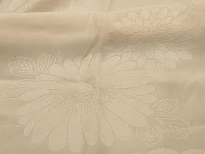 平和屋着物■振袖用長襦袢　無双仕立て　菊雲文　正絹　逸品　AABL4920sx