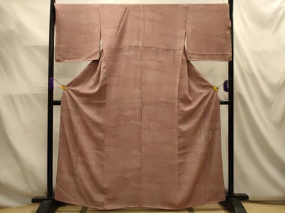 平和屋着物■江戸小紋　作家物　雲取吉祥花文　正絹　逸品　AABL4922sx