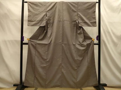 平和屋着物■上質な小紋　舞葉文　正絹　逸品　AABL4925sx