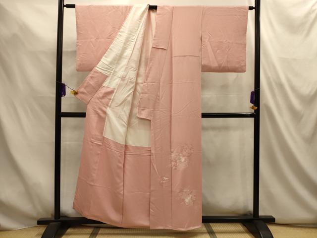平和屋着物■訪問着　刺繍　雪輪花地紋　正絹　逸品　AABL4932sx