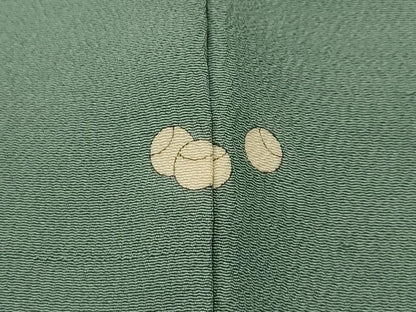 平和屋着物■お召　色無地　薄青色　正絹　逸品　AABL4941sx