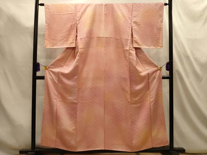 平和屋着物■上質な小紋　青海波　暈し染め　正絹　逸品　AABL4942sx