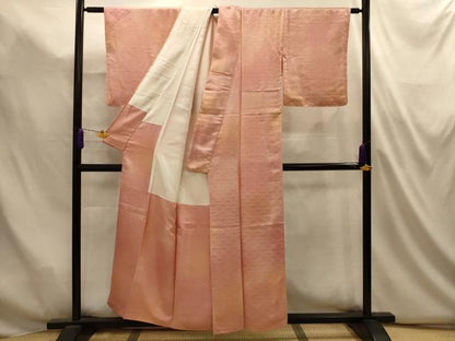 平和屋着物■上質な小紋　青海波　暈し染め　正絹　逸品　AABL4942sx