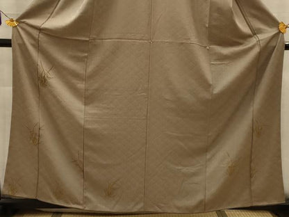 平和屋着物■訪問着　草花文　金彩　正絹　逸品　AABL4946sx