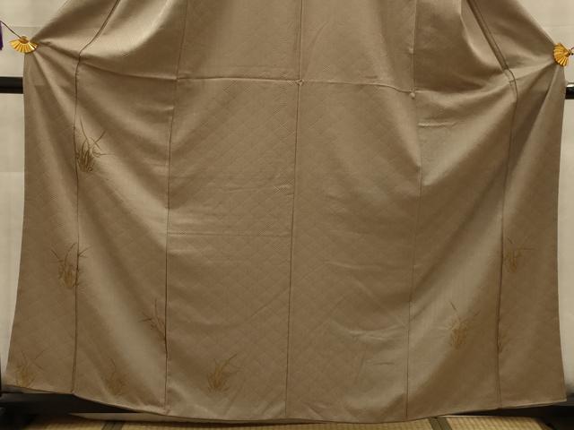 平和屋着物■訪問着　草花文　金彩　正絹　逸品　AABL4946sx